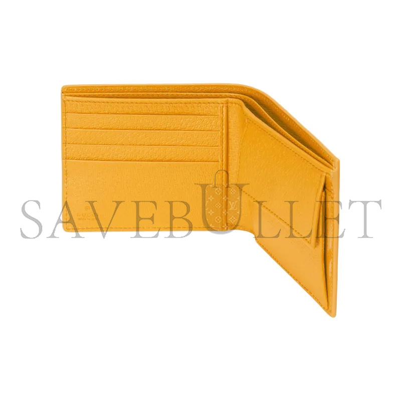 GUCCI YELLOW INTERIOR GG COIN WALLET 768244 (21*9cm)